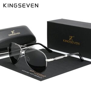 Чоловічі поляризаційні сонцезахисні окуляри KINGSEVEN N7899 Gun Gray Код/Артикул 184