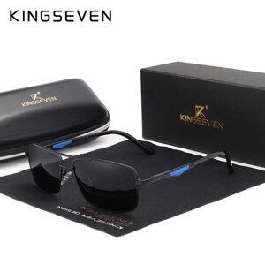 Чоловічі поляризаційні сонцезахисні окуляри KINGSEVEN N7906 Black Gray Код/Артикул 184