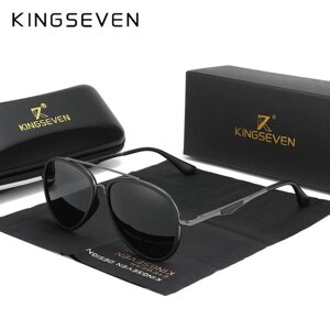 Чоловічі поляризаційні сонцезахисні окуляри KINGSEVEN N7936 Gun Gray Код/Артикул 184