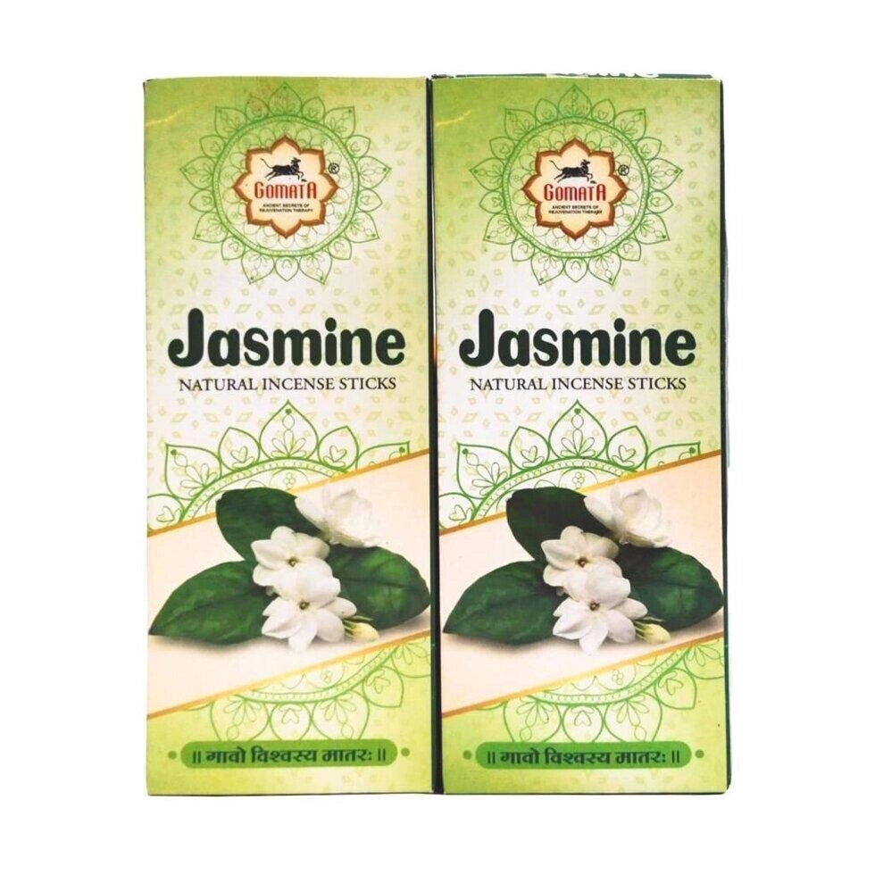 Набір ароматичних паличок із Жасміном (2 х 200 г), Jasmine Incense Sticks Set,  Gomata Під замовлення з Індії 45 днів. від компанії greencard - фото 1