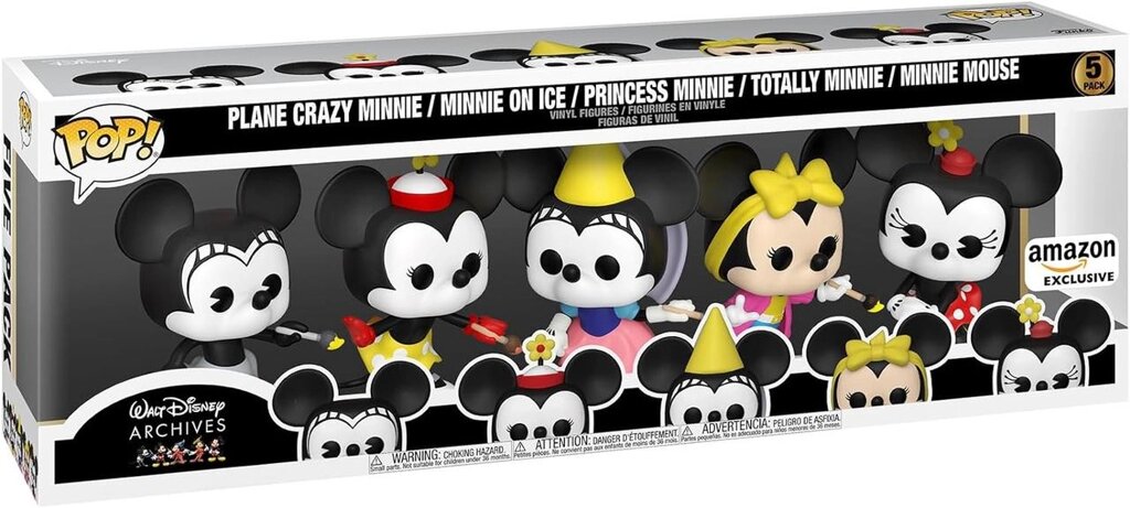 Набір Фанко Поп Дісней Мінні Маус 5 фігур. Funko PopDisney Minnie Mouse 5 Код/Артикул 75 1004 Код/Артикул 75 1004 від компанії greencard - фото 1