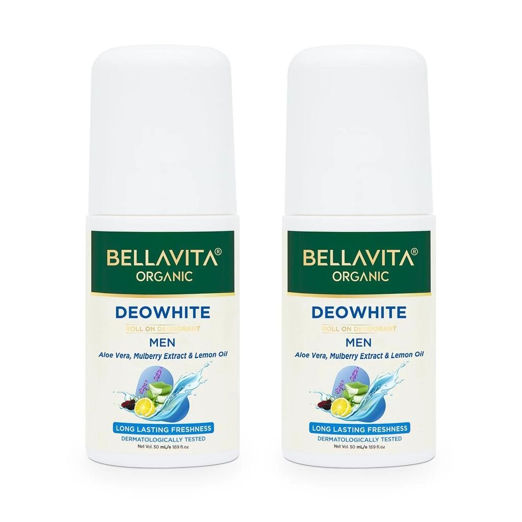 Набір кулькових дезодорантів для чоловіків (2 x 50мл), Deowhite Roll On Deodorant Men Set,  Bella Vita під замовлення з  від компанії greencard - фото 1