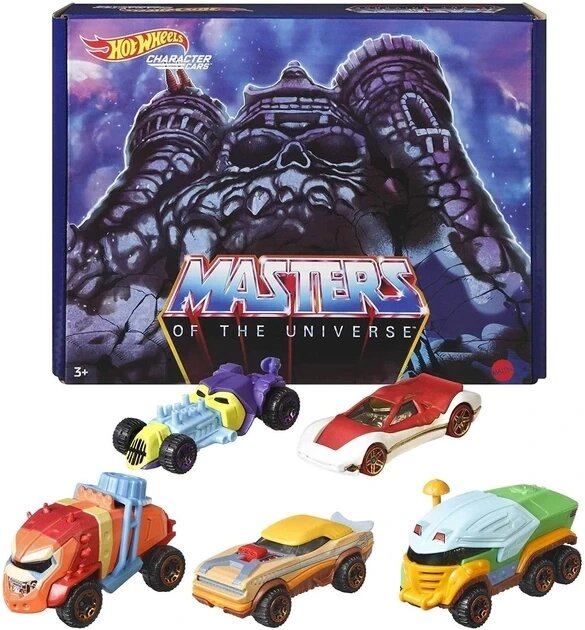 Набір машинок Hot Wheels Masters of the Universe 5. Володарі всесвіту Код/Артикул 75 618 Код/Артикул 75 618 Код/Артикул  від компанії greencard - фото 1