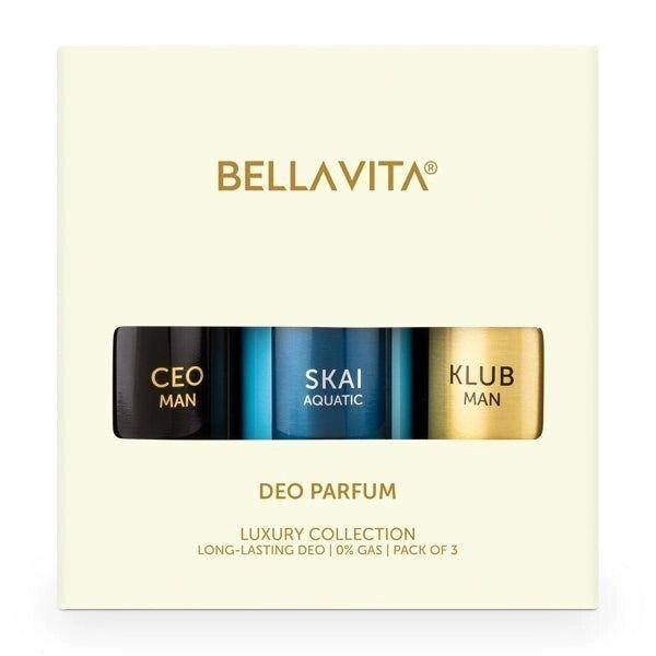 Набір парфумованих дезодорантів (3 х 150 мл), CEO Man, Skai Aquatic & Klub Man Deo Parfum Set,  Bella Vita під від компанії greencard - фото 1