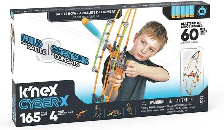 Набір створи свій власний бластер KNEX K-Force Battle Bow Build and Blast Код/Артикул 75 418 Код/Артикул 75 418 від компанії greencard - фото 1