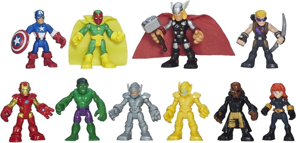 Набір супергероїв Марвел Месники Ера Альтрона. Marvel Playskool Heroes Код/Артикул 75 1175 Код/Артикул 75 1175 від компанії greencard - фото 1