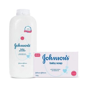 Набір для догляду за дитячою шкірою (400 г + 100 г), Baby Powder & Soap Set, Johnson’s Baby Під замовлення з Індії 45