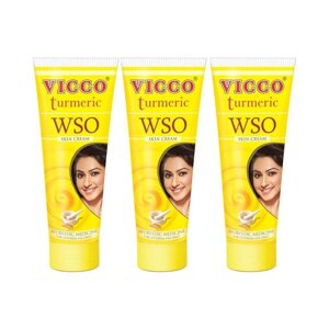 Набір для догляду за шкірою (3 х 30 г), Turmeric WSO Skin Cream Set, VICCO Під замовлення з Індії 45 днів. Безкоштовна