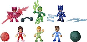 Набір із 6 фігурок та 11 аксесуарів PJ Masks Nighttime Heroes Код/Артикул 75 630 Код/Артикул 75 630 Код/Артикул 75 630