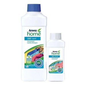 Набір концентрованих засобів для прання (1 л + 200 мл), Concentrated Liquid Laundry Detergents Set, Amway Під