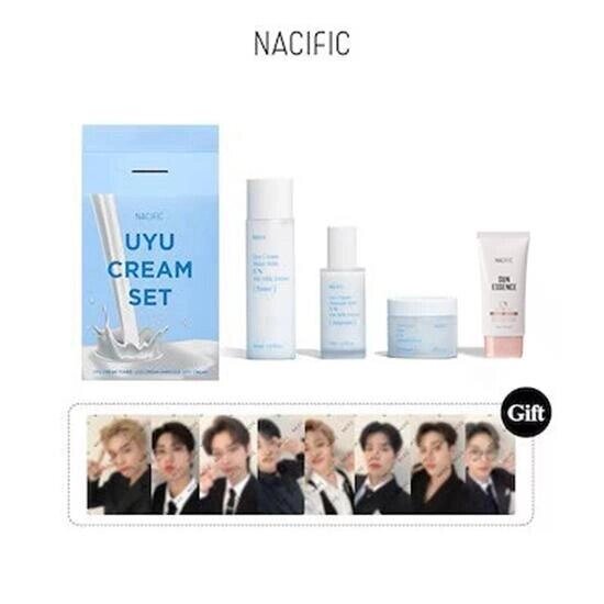 [NACIFIC x SKZ] UYU Cream Moisturizing Limited Set + набір фотокарток SKZ OT8 під замовлення з кореї 30 днів доставка від компанії greencard - фото 1