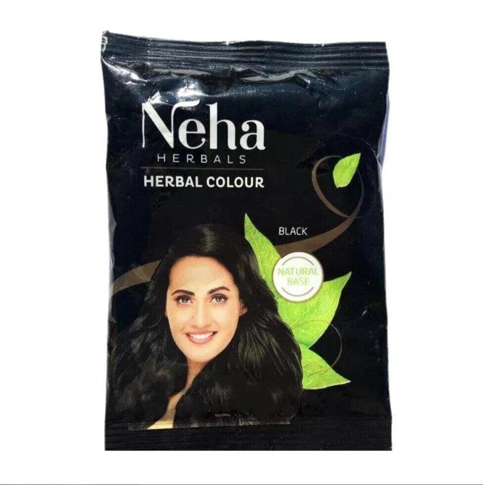 Натуральна хна для волосся Чорна (20 г), Herbal Henna Black,  Neha Herbals Під замовлення з Індії 45 днів. Безкоштовна від компанії greencard - фото 1