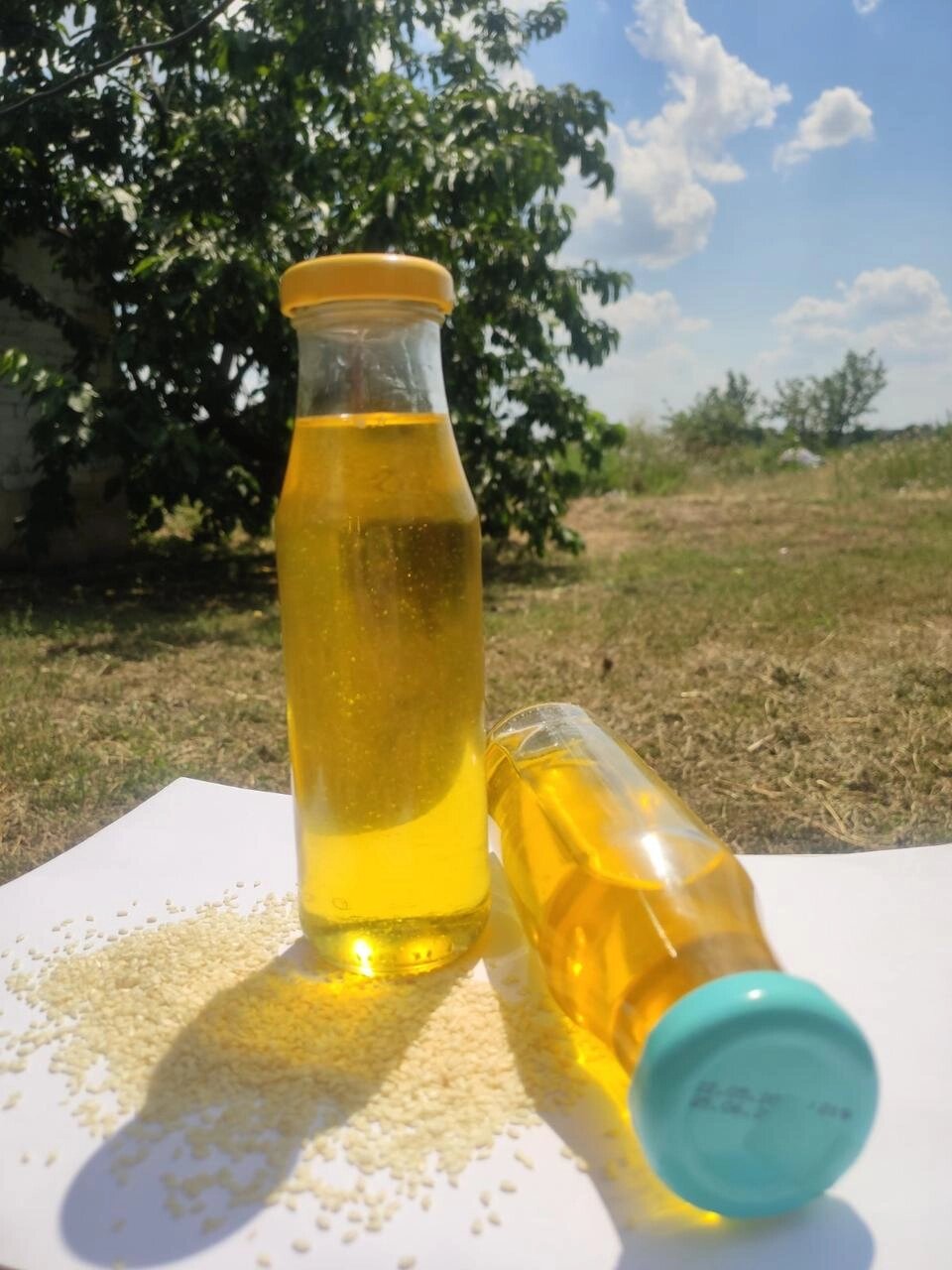 Натуральна кунжутна олія 500 мл Код/Артикул 72 016 від компанії greencard - фото 1