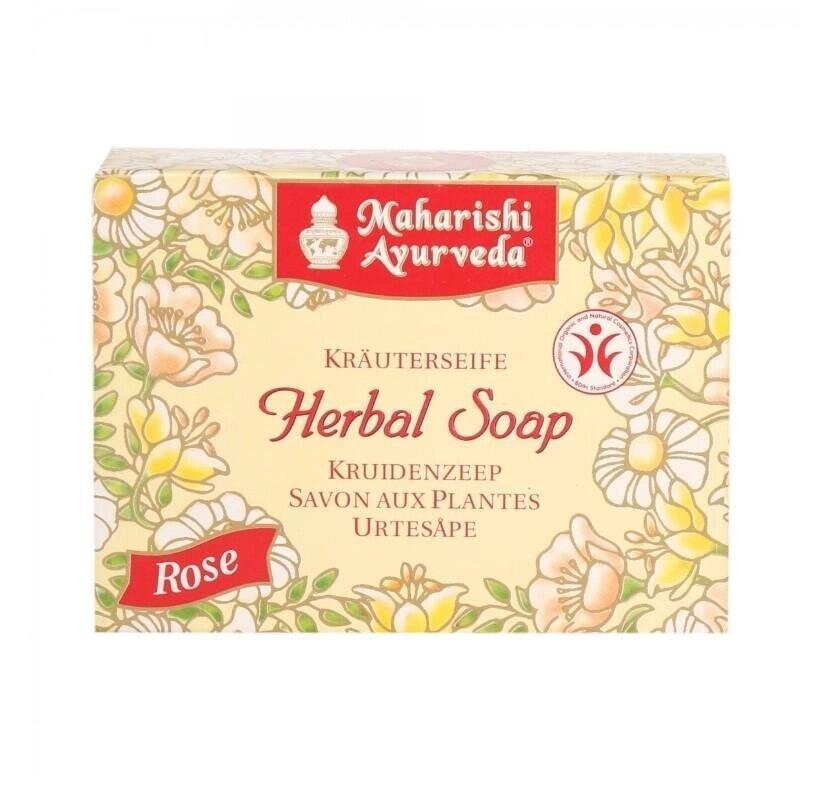 Натуральне мило з Розою (100 г), Soap Rose,  Maharishi Ayurveda Під замовлення з Індії 45 днів. Безкоштовна доставка. від компанії greencard - фото 1