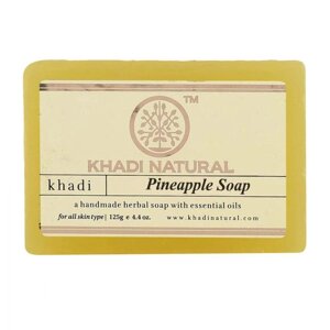 Натуральне мило ручної роботи з Ананасом (125 г), Pineapple Soap Handmade, Khadi Natural Під замовлення з Індії 45