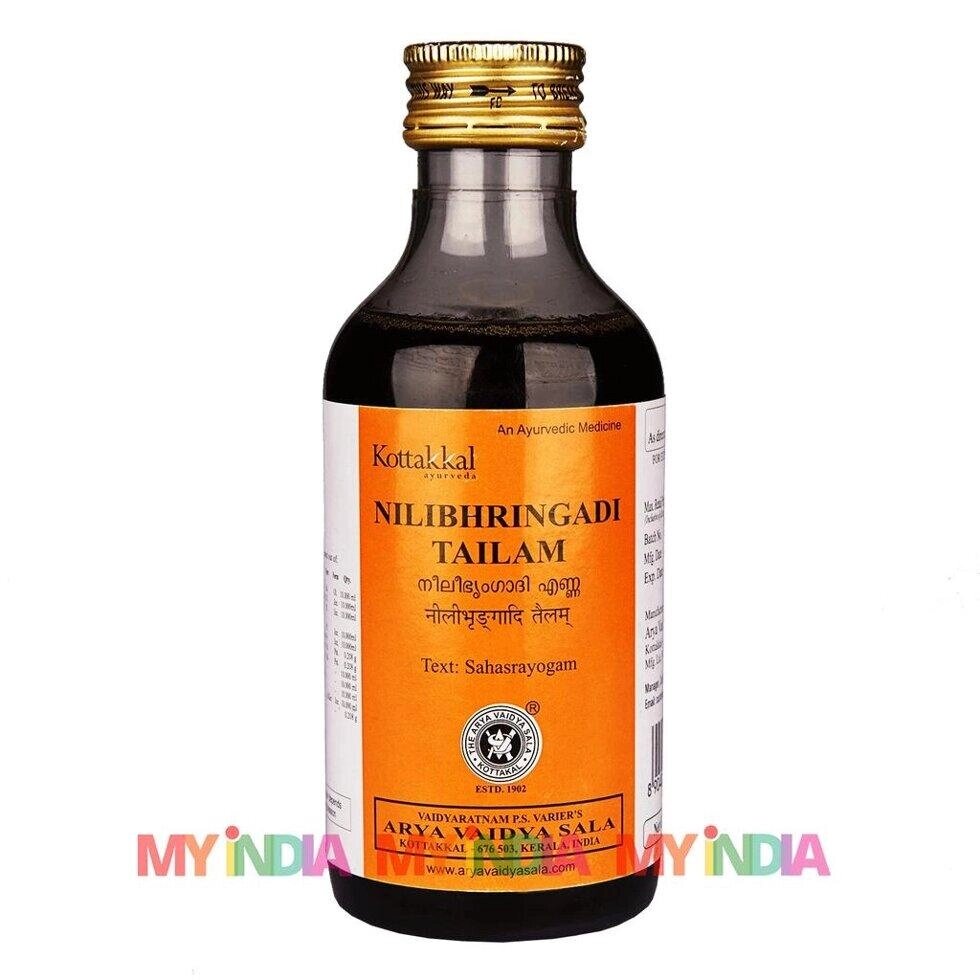 Нілібхрінгаді Тайлам: олія для волосся (200 мл), Nilibhringadi Tailam,  Kottakkal Ayurveda Під замовлення з Індії 45 від компанії greencard - фото 1