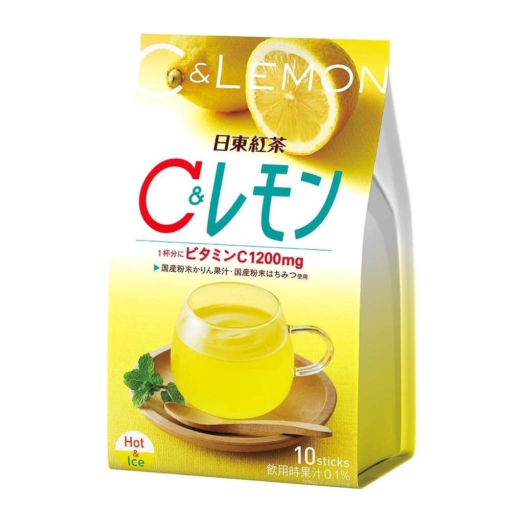 NITTOH Tea Vitamin C and Lemon зігріваючий напій з вітаміном С та лимоном, 10 стиків на 10 днів під замовлення з Японії  від компанії greencard - фото 1