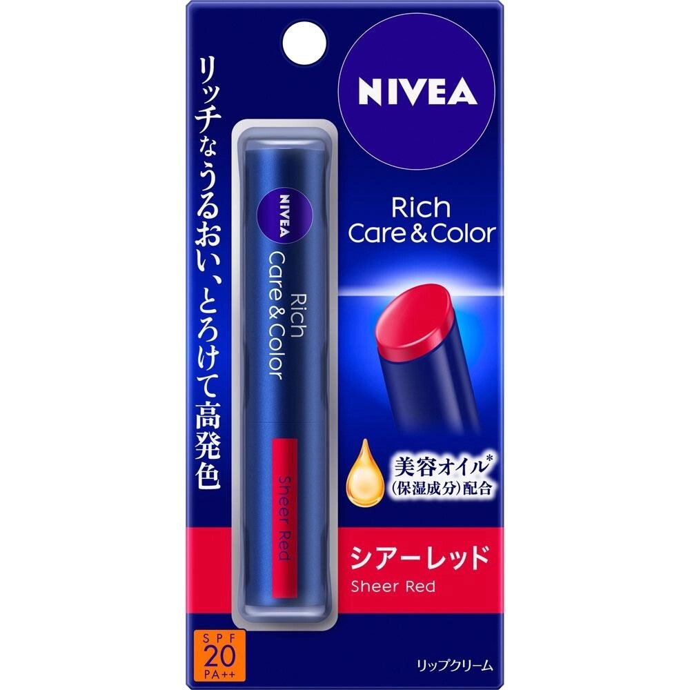 Nivea Kao Гель для губ Nivea Rich Care Color 2g під замовлення з Японії за 30 днів, доставка безкоштовна від компанії greencard - фото 1