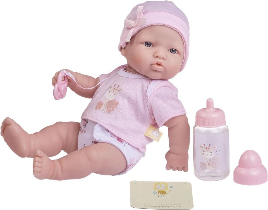 Новонародженний пупс , реборн від JC Toys. La Newborn Nursery рожевий Код/Артикул 75 1183 Код/Артикул 75 1183 від компанії greencard - фото 1