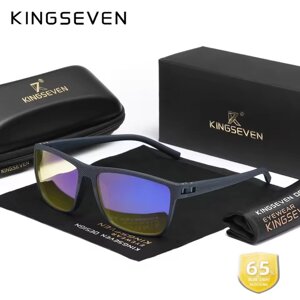 Окуляри комп'ютерні Blue Blocker 65% для чоловіків і жінок KINGSEVEN 755 Dark Blue F17 Код/Артикул 184 125304