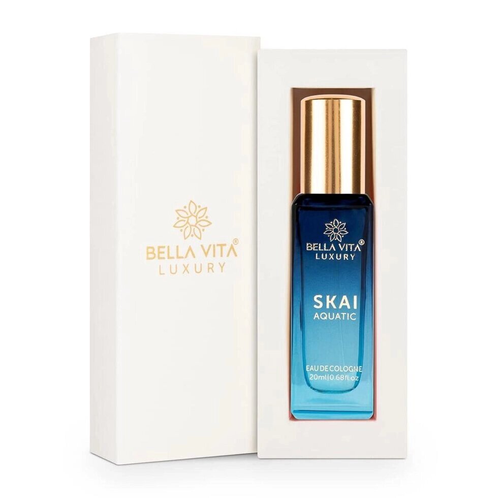 Одеколон Скай Акватик (20 мл), Skai Aquatic Eau De Cologne,  Bella Vita під замовлення з Індії за 45 днів, доставка від компанії greencard - фото 1