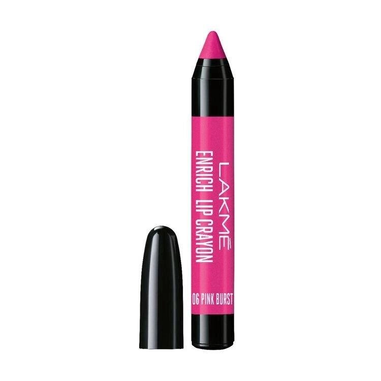 Олівець для губ Рожевий вибух (2,2 г), Enrich Lip Crayon Pink Burst,  Lakme Під замовлення з Індії 45 днів. Безкоштовна  від компанії greencard - фото 1