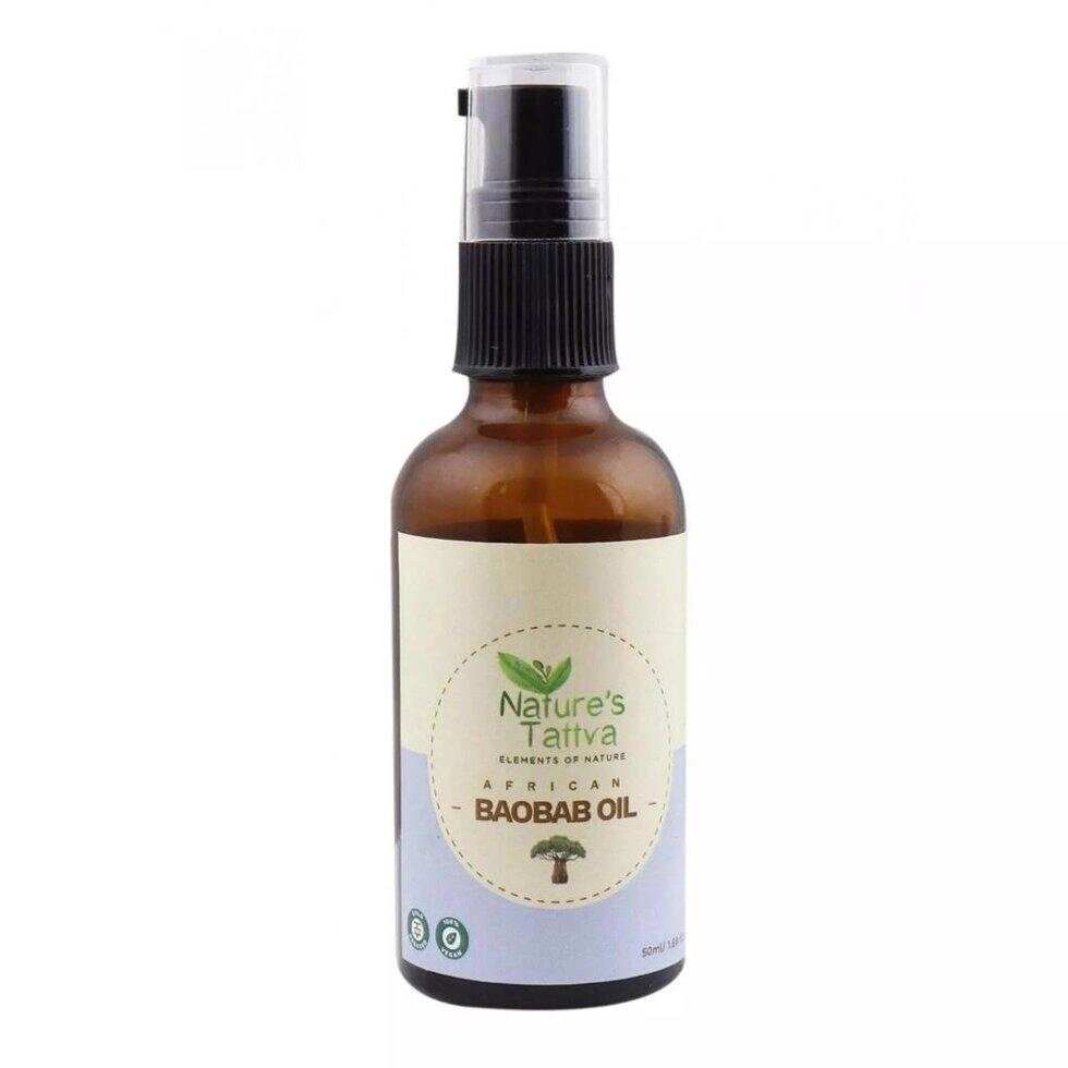 Олія африканського Баобабу: для сухої шкіри (50 мл), African Baobab Oil,  Nature's Tattva Під замовлення з Індії 45 від компанії greencard - фото 1