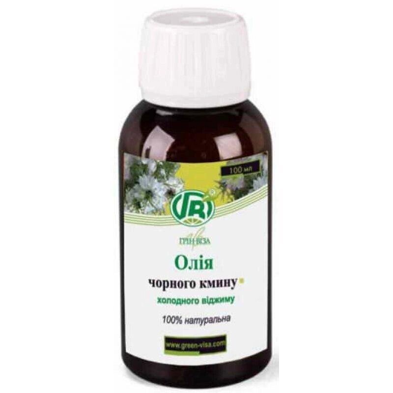 Олія чорного кмину холодного віджиму, 100 мл Код/Артикул 194 09/009 від компанії greencard - фото 1
