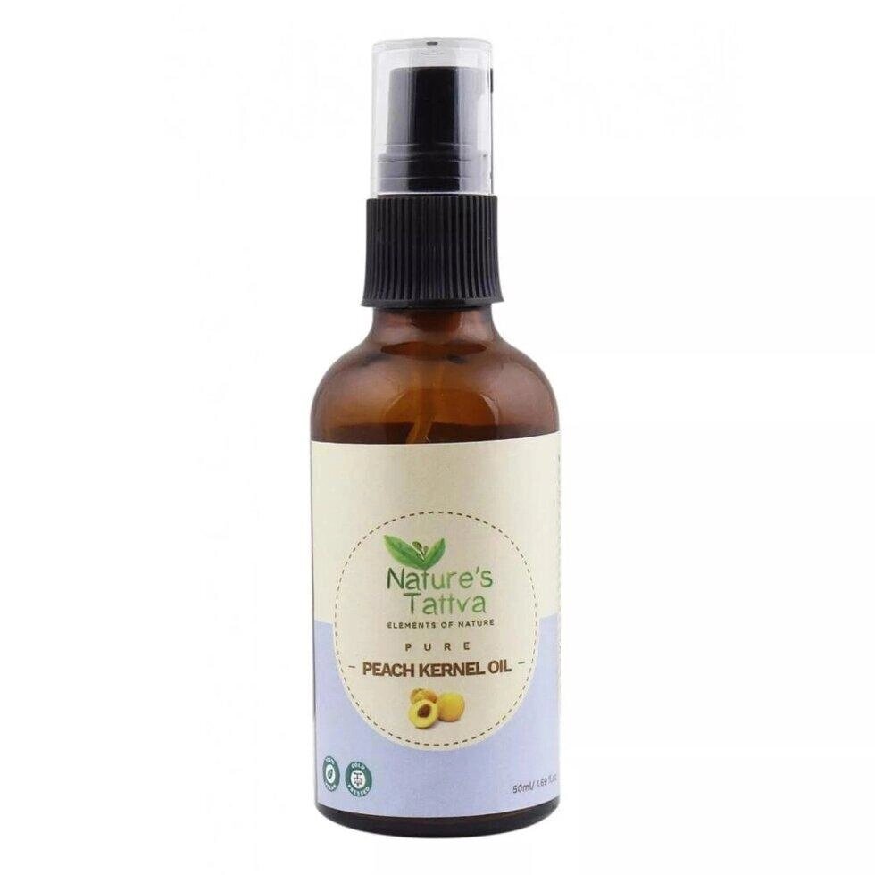 Олія Персикових кісточок (50 мл), Pure Peach Kernel Oil,  Nature's Tattva Під замовлення з Індії 45 днів. Безкоштовна від компанії greencard - фото 1