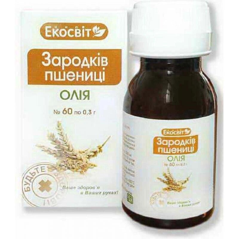 Олія зародків пшениці, 60 капсул Код/Артикул 194 3-065 від компанії greencard - фото 1