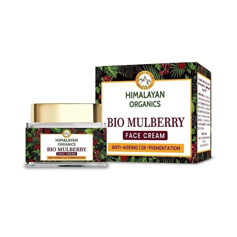 Омолоджуючий крем для обличчя з Шовковицею (50 г), Bio Mulberry Face Cream,  Himalayan Organics Під замовлення з Індії від компанії greencard - фото 1