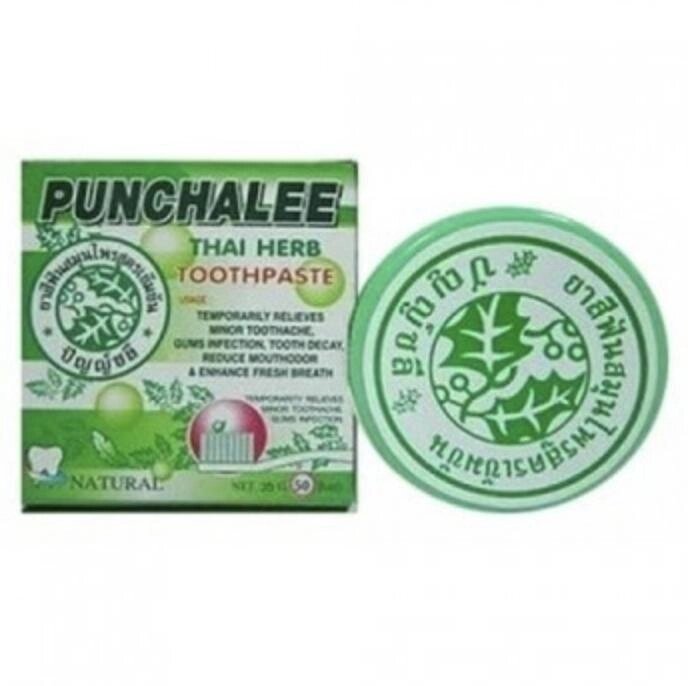 Органічна зубна паста Punchalee Thai Herb 25 Під замовлення з Таїланду за 30 днів, доставка безкоштовна від компанії greencard - фото 1