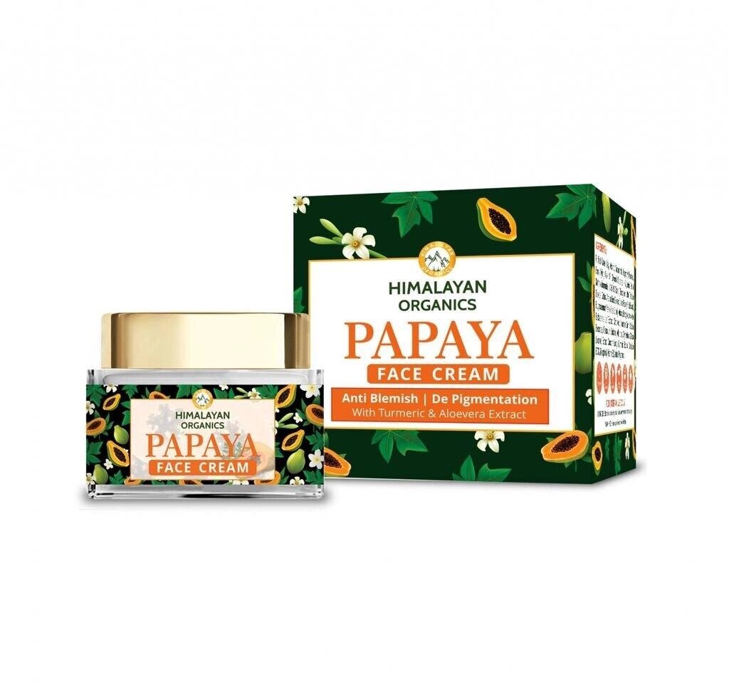 Освітлюючий крем для обличчя з Папаєю (50 мл), Papaya Face Cream,  Himalayan Organics Під замовлення з Індії 45 днів. від компанії greencard - фото 1
