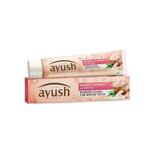 Відбілююча зубна паста з Кам'яною сіллю (150 г), Whitening Toothpaste With Rock Salt, Lever Ayush Під замовлення з