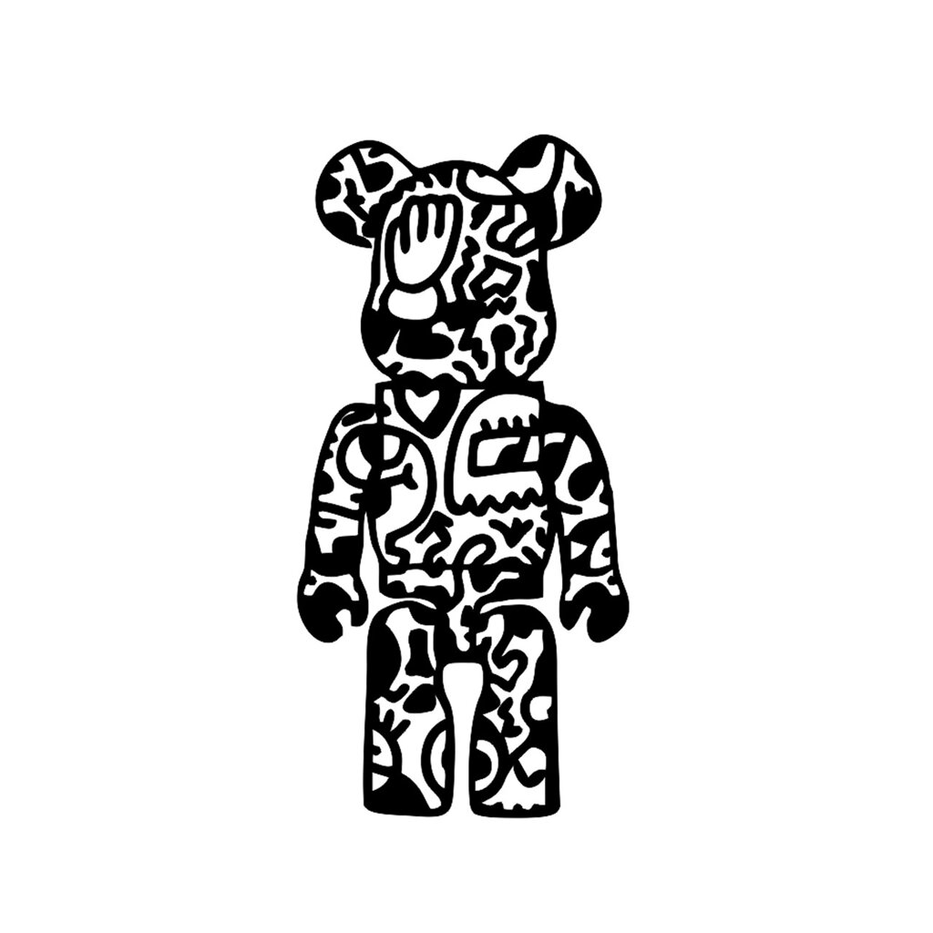 Панно bearbrick панно ведмідь панно беарбрік КодАртикул 29 а412 від компанії greencard - фото 1