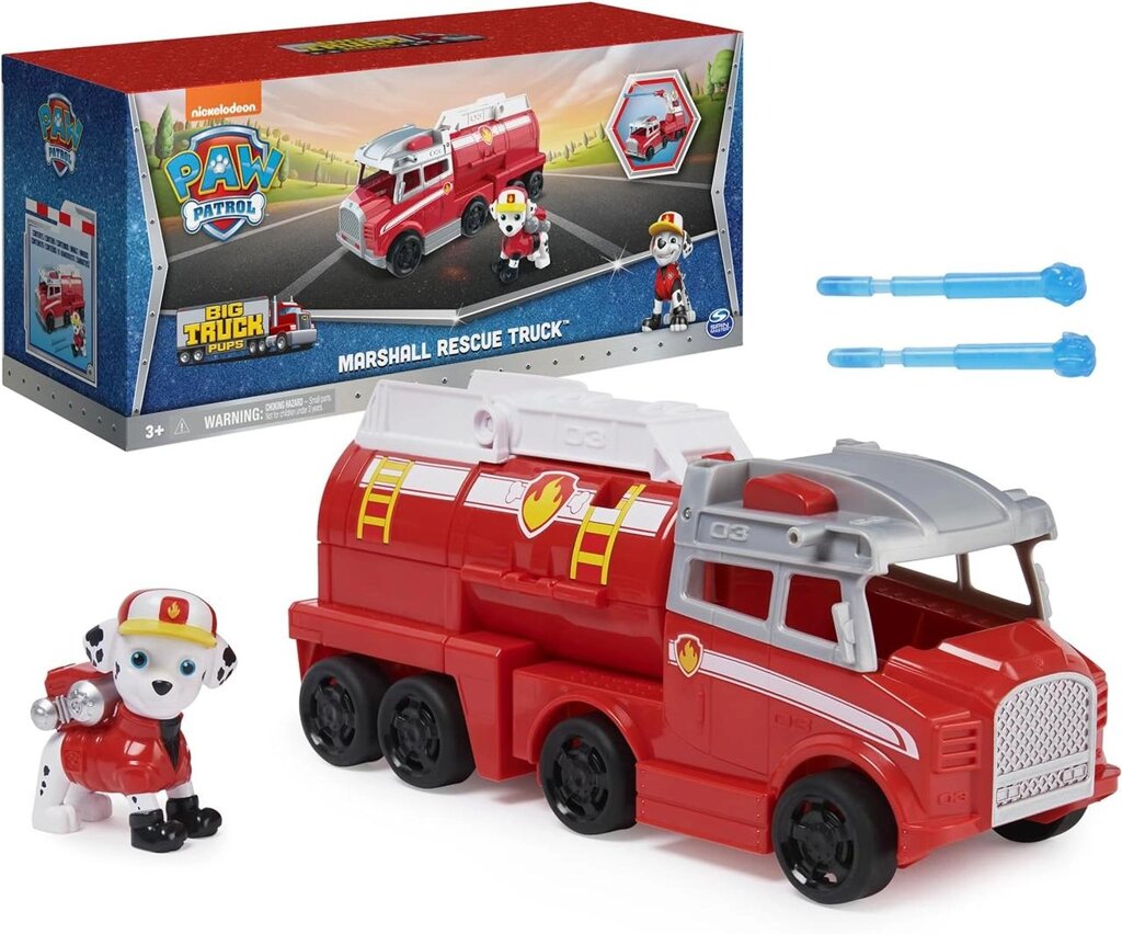 Paw Patrol, Big Truck Pups Marshall Transforming. Щенячий патруль Маршал Код/Артикул 75 841 Код/Артикул 75 841 від компанії greencard - фото 1