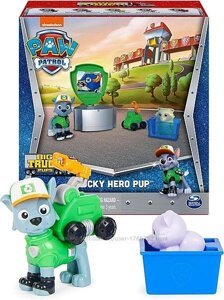 Paw Patrol щенячий патруль рятувальний дрон Рокки. Rocky Action Figure Код/Артикул 75 685 Код/Артикул 75 685