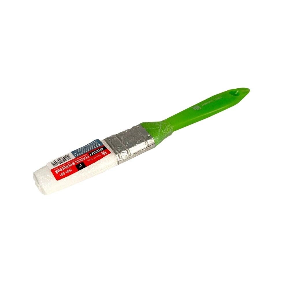 Пензель флейцевий штучний ворс пластикова ручка тип ARTIFICIAL, 1.5″ HorsAY Hard Код/Артикул 27 1901-002 від компанії greencard - фото 1