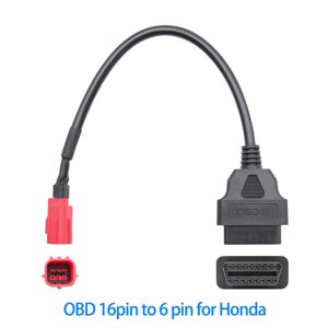 Переходник HONDA 6 pin адаптер 16pin OBD2 OBDII кабель діагностичний код/артикул 13