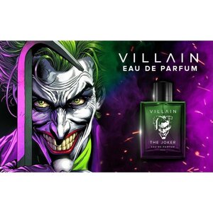 Villain Парфумована вода для чоловіків The Joker Limited Edition |100 мл| Преміум-парфум| Деревно-цитрусовий чоловічий