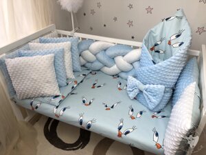 Комплект постільної білизни Baby Comfort Elegance блакитний Код/Артикул 15 ВС-El03