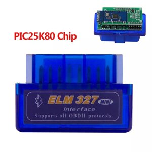 Elm327 1.5 mini Bluetooth PIC18F25K80 адаптер Елм327 1\5 блютуз плати 2 Код/Артикул 13 327
