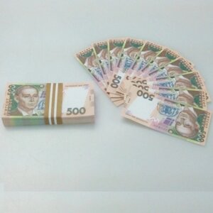 5 шт Конфеті "500 гривень міні" (арт. PS17) Код/Артикул 84 PS17