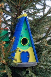 Будинок для пташок " Андромеда " Колір: Сапфіровий (синій) Код/Артикул 115 ТК-110