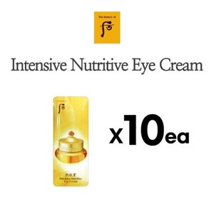 The history of whoo Gongjinhyang Intensive Nutritive Eye Cream 1 мл х 10 шт під замовлення з кореї 30 днів доставка