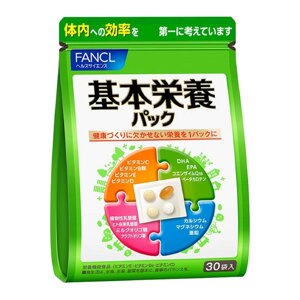 Fancl Basic Nutrition Pack базовий комплекс вітамінів та мінералів, курс на місяць під замовлення з Японії за 30 днів,