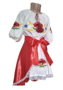 Комплект для дівчинки блуза + спідниця з квітковим орнаментом Код/Артикул 64 070215