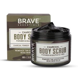 Скраб для тіла з Вуглем (100 г), Charcoal Body Scrub, Bella Vita під замовлення з Індії за 45 днів, доставка