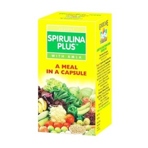 Спіруліна Плюс (60 кап, 600 мг), Spirulina Plus, Goodcare Під замовлення з Індії 45 днів. Безкоштовна доставка.