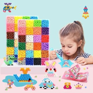 Refill Hama Beads Puzzle 3D Magic Aqua намистини ручної роботи DIY Набір намистин для розпилення води Ігри з м'ячем